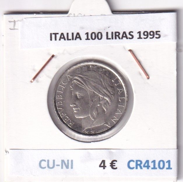 imagen-13-29778.jpg CR4101 MONEDA ITALIA 100 LIRAS 1995 CUPRONIQUEL - Imagen 1