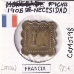 CRM0798 FICHA FRANCIA 1905 DE NECESIDAD LATON