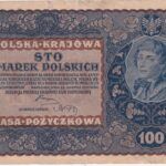 CRBX2175 BILLETE POLONIA 100 MARCOS POLACOS 1919 MBC CON ROTURA