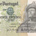 CRBX2187 BILLETE PORTUGAL 20 ESCUDOS 1971 EBC