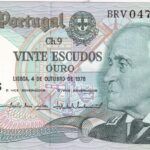 CRBX2191 BILLETE PORTUGAL 20 ESCUDOS 1978 P-176B SIN CIRCULAR