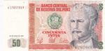 CRBX2271 BILLETE PERU 50 INTIS 1987 SIN CIRCULAR