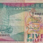 CRBX2273 BILLETE SINGAPUR 5 DOLARES MC