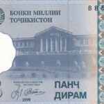 CRBX2304 BILLETE TAJIKISTAN 5 DIRHAMS 1999 SIN CIRCULAR