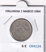 CR4134 MONEDA FINLANDIA 1 MARCO 1964