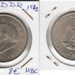 MONEDA ALEMANIA DDR 20 MARCOS 1972