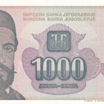 CRBX2413 BILLETE YUGOSLAVIA 1000 DINARAS 1994 SIN CIRCULAR