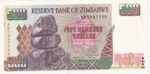 CRBX2442 BILLETE ZIMBABWE 500 DOLARES 2001 SIN CIRCULAR