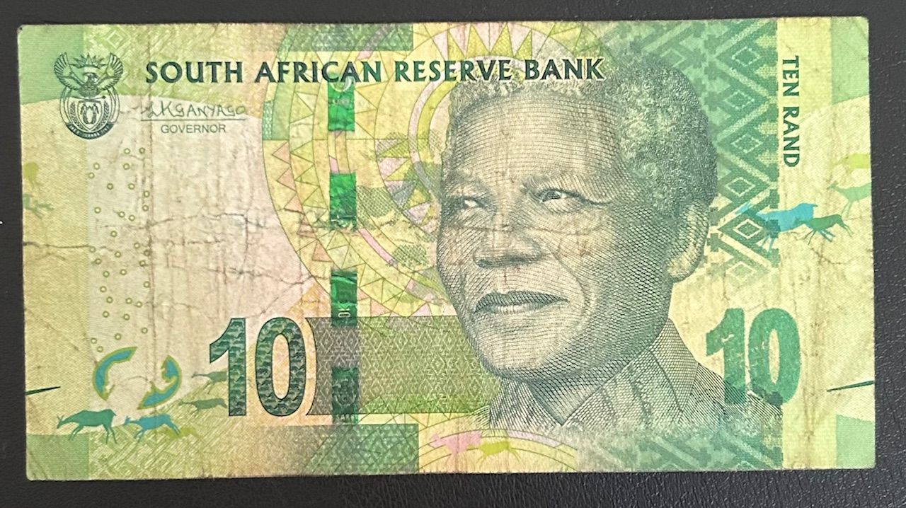 imagen-13-30353.jpg CRBX2454 BILLETE SUDAFRICA 10 RAND USADO - Imagen 1