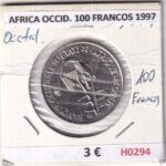 H0294 MONEDA AFRICA OCCIDENTAL 100 FRANCOS 1997