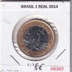 H0307 MONEDA BRASIL 1 REAL 2014