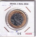 H0309 MONEDA BRASIL 1 REAL 2016