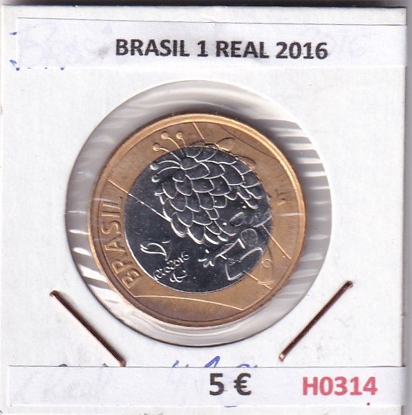 imagen-13-30417.jpg H0314 MONEDA BRASIL 1 REAL 2016 - Imagen 1