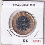 H0315 MONEDA BRASIL 1 REAL 2016