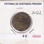 H0329 MONEDA ESTONIA 20 CENTIMOS PRUEBA