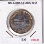 H0334 MONEDA FINLANDIA 5 EUROS 2014