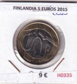 H0335 MONEDA FINLANDIA 5 EUROS 2015
