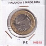H0345 MONEDA FINLANDIA 5 EUROS 2016
