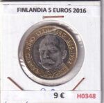 H0348 MONEDA FINLANDIA 5 EUROS 2016