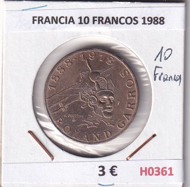 imagen-13-30464.jpg H0361 MONEDA FRANCIA 10 FRANCOS 1988 - Imagen 1