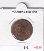 H0368 MONEDA PAISES BAJOS 1 ECU 1992