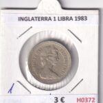 H0372 MONEDA INGLATERRA 1 LIBRA 1983