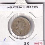 H0373 MONEDA INGLATERRA 1 LIBRA 1985