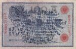 CRBX0709 BILLETE ALEMANIA 100 MARCOS 1908 BC
