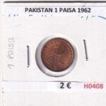 H0408 MONEDA PAKISTAN 1 PAISA 1962