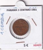 H0409 MONEDA PANAMA 1 CENTIMO 1961