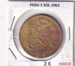 H0418 MONEDA PERU 1 SOL 1963