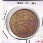 H0418 MONEDA PERU 1 SOL 1963