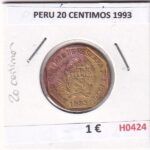 H0424 MONEDA PERU 20 CENTIMOS 1993