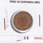 H0431 MONEDA PERU 10 CENTIMOS 2001