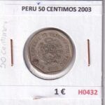 H0432 MONEDA PERU 50 CENTIMOS 2003