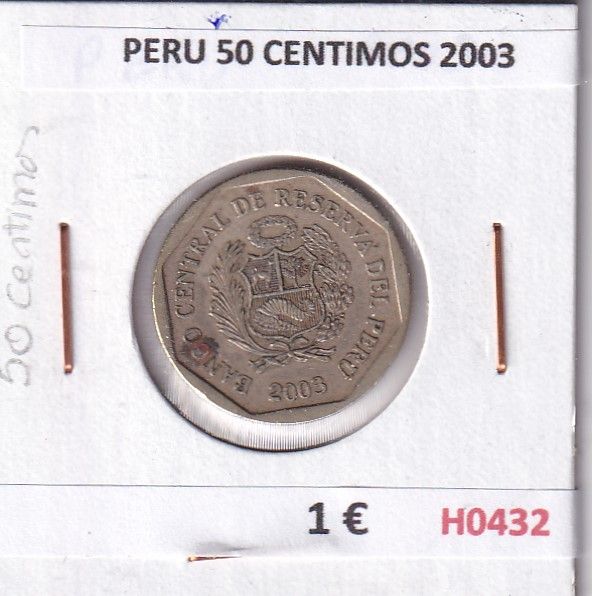 imagen-13-30542.jpg H0432 MONEDA PERU 50 CENTIMOS 2003 - Imagen 1
