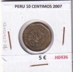 H0436 MONEDA PERU 10 CENTIMOS 2007