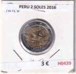 H0439 MONEDA PERU 2 SOLES 2016