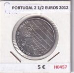 H0457 MONEDA PORTUGAL 2 1/2 EUROS 2012