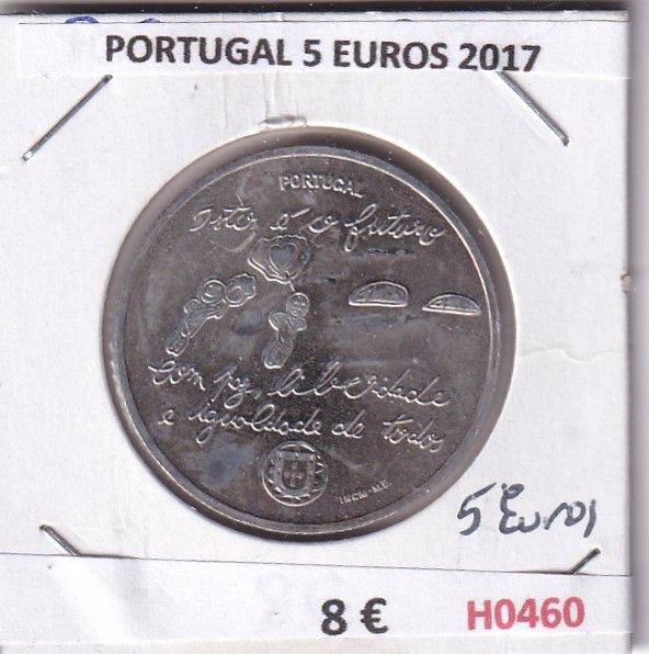 imagen-13-30570.jpg H0460 MONEDA PORTUGAL 5 EUROS 2017 - Imagen 1