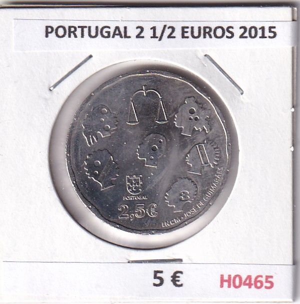 imagen-13-30575.jpg H0465 MONEDA PORTUGAL 2 1/2 EUROS 2015 - Imagen 1