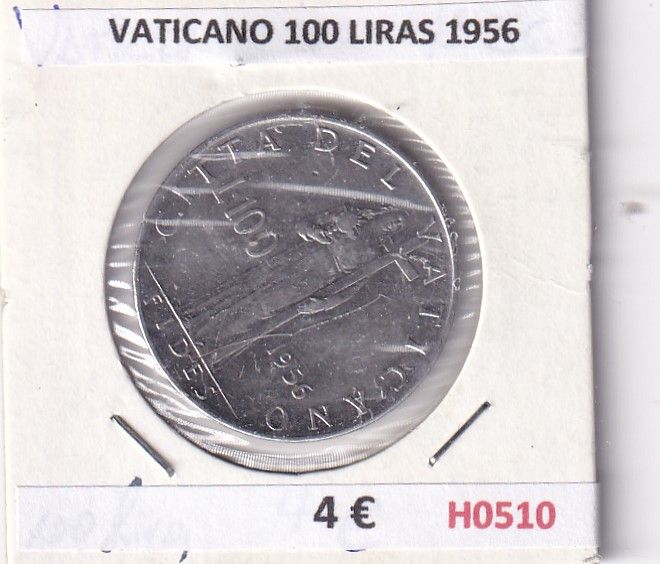 imagen-13-30620.jpg H0510 MONEDA VATICANO 100 LIRAS 1956 - Imagen 1