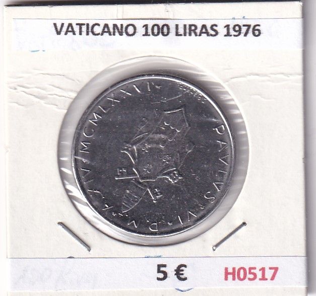 imagen-13-30627.jpg H0517 MONEDA VATICANO 100 LIRAS 1976 - Imagen 1