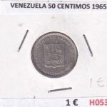 H0530 MONEDA VENEZUELA 50 CENTIMOS 1965