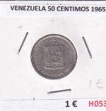 H0530 MONEDA VENEZUELA 50 CENTIMOS 1965