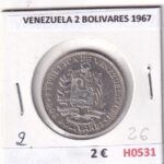 H0531 MONEDA VENEZUELA 2 BOLIVARES 1967