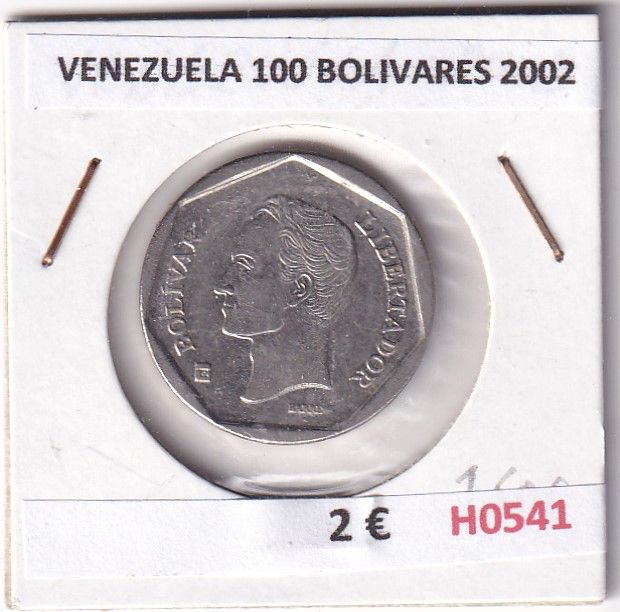 imagen-13-30651.jpg H0541 MONEDA VENEZUELA 100 BOLIVARES 2002 - Imagen 1