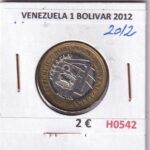 H0542 MONEDA VENEZUELA 1 BOLIVAR 2012