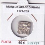 CR2797 MONEDA ARABE DIRHAM 1121-269 PLATA VER DESCRIPCION EN FOTO