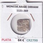 CR2799 MONEDA ARABE DIRHAM 1121-269 PLATA VER DESCRIPCION EN FOTO